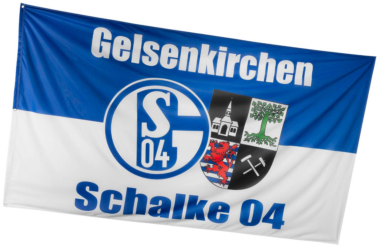 FC Schalke 04 GE Flagge Querformat