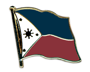 Flaggenpin Philippinen
