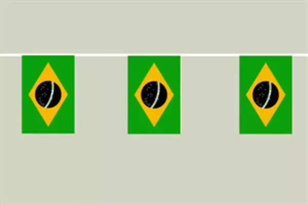 Flaggenkette Brasilien