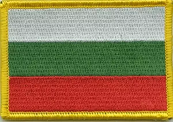 Flaggenaufnäher Bulgarien