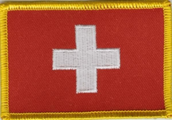 Flaggenaufnäher Schweiz