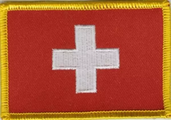 Flaggenaufnäher Schweiz