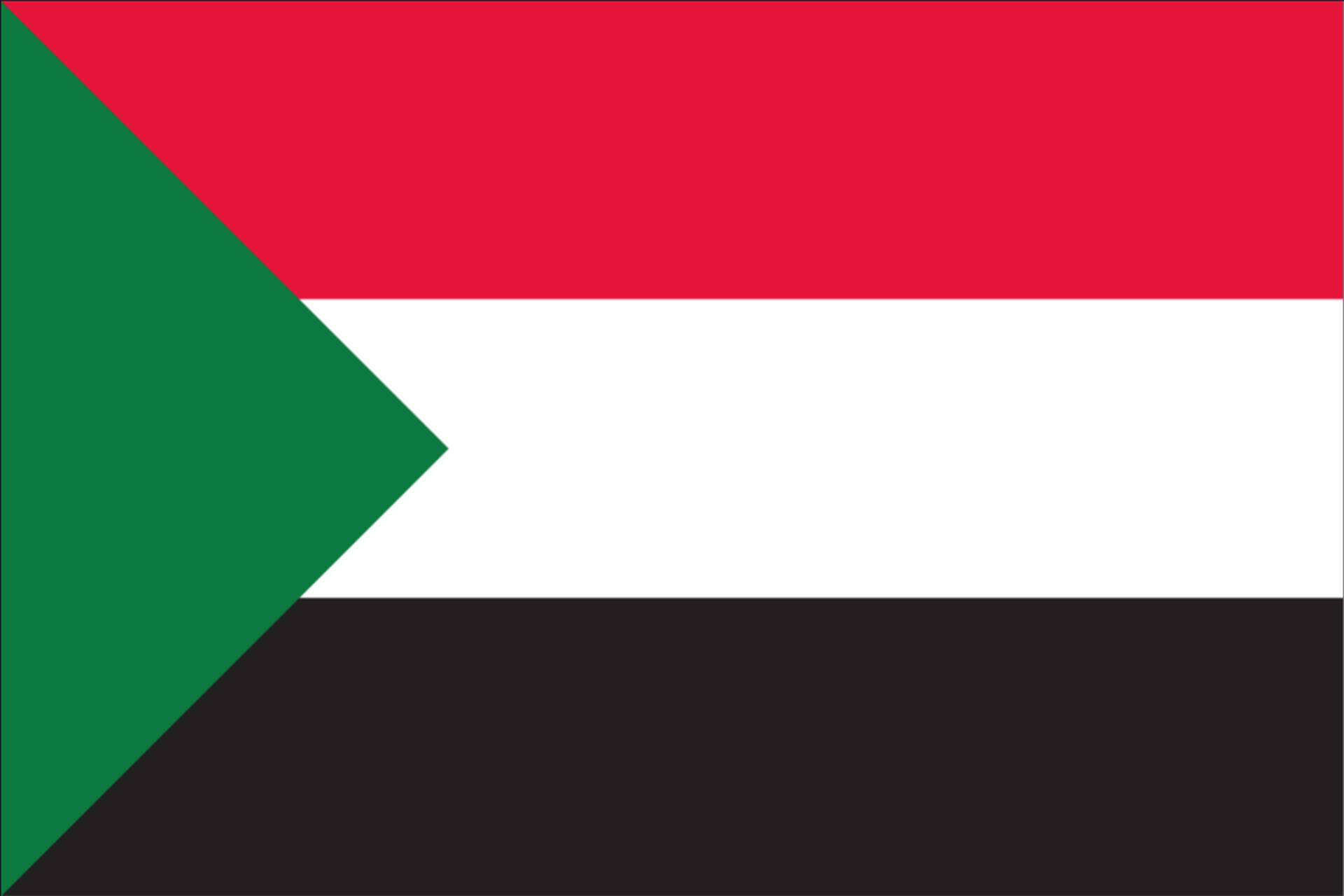 Flagge Sudan 160 g/m² Querformat