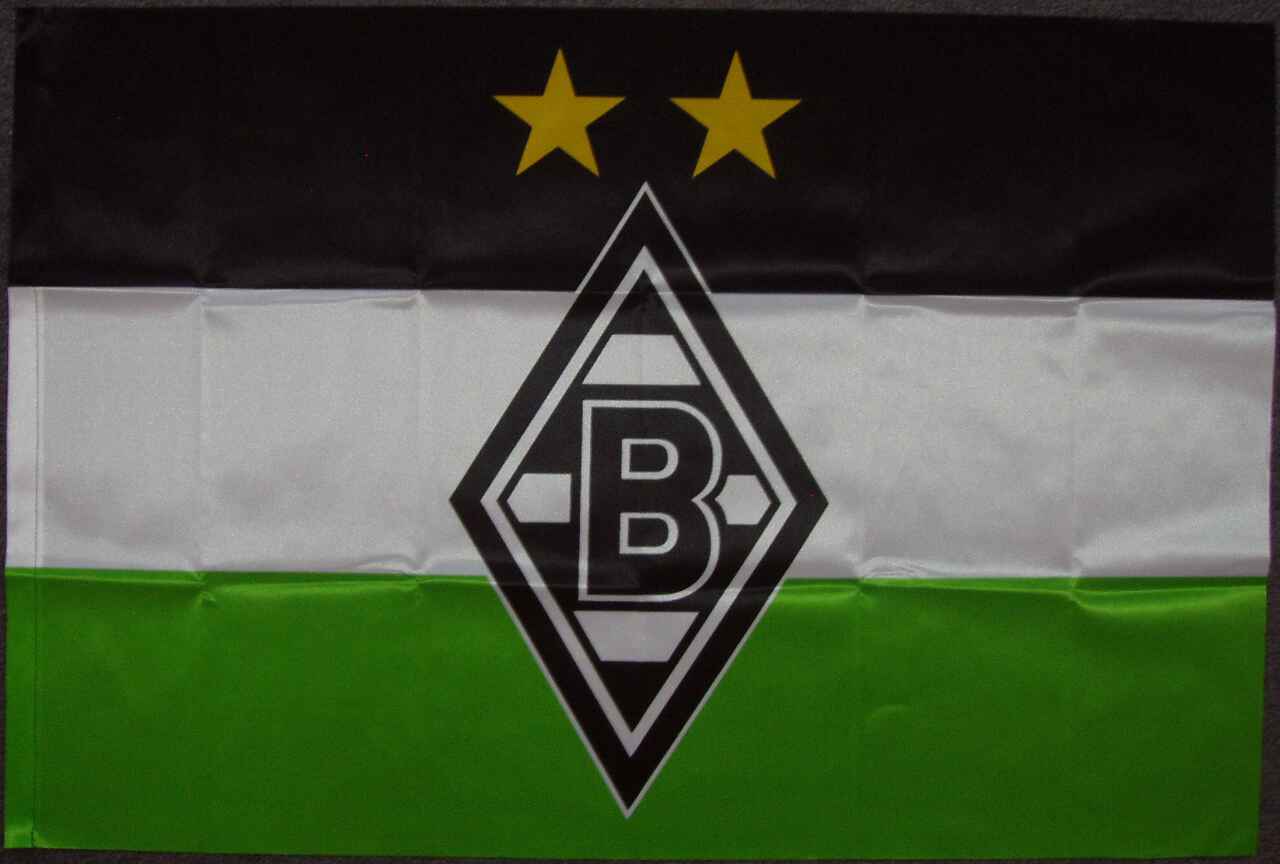Borussia Mönchengladbach Flagge mit Sternen