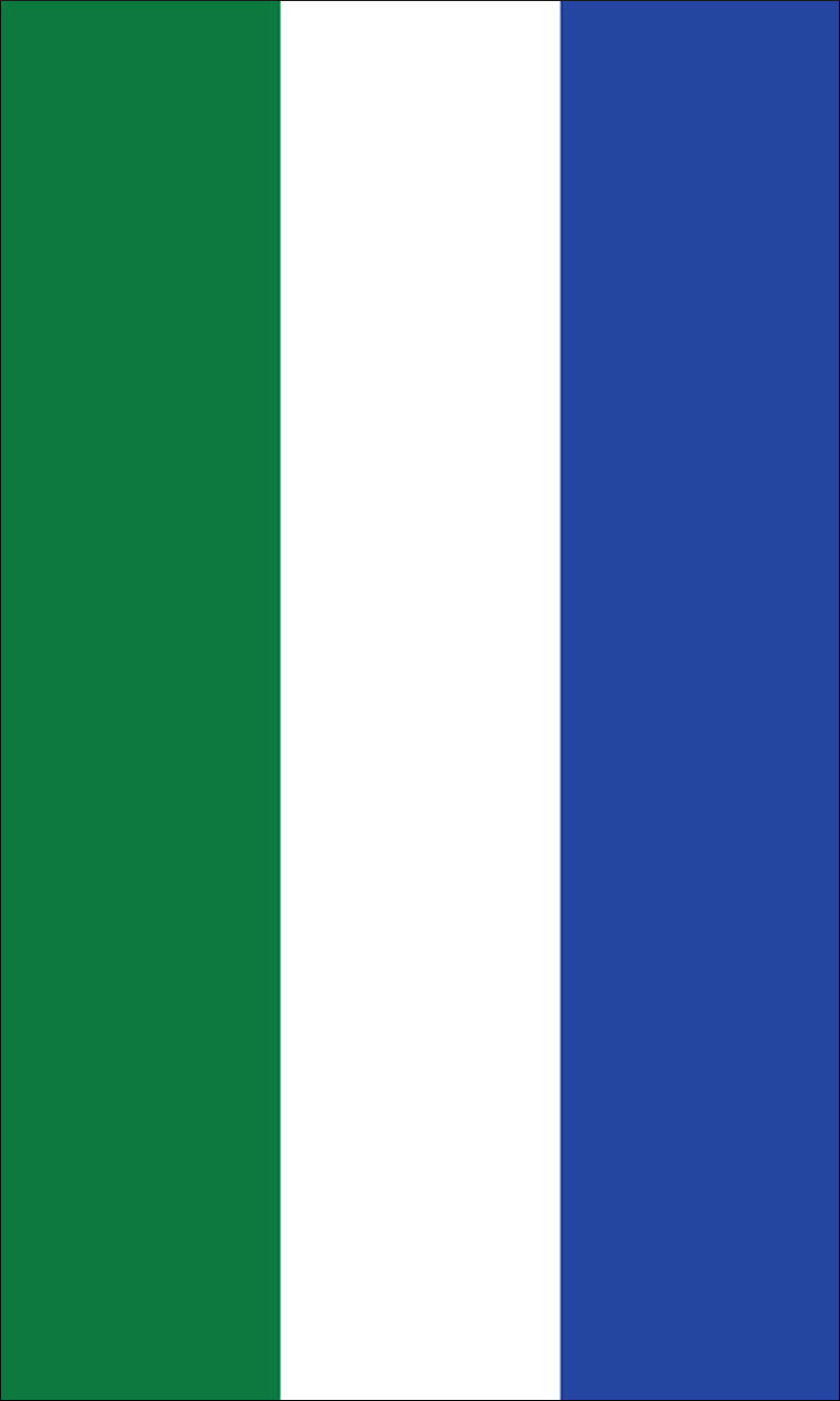 Tischbanner Sierra Leone