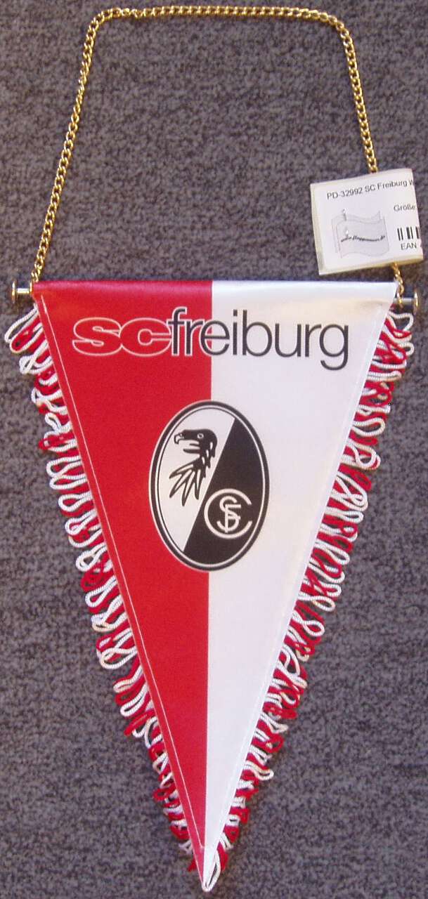 SC Freiburg Wimpel Rot Weiß