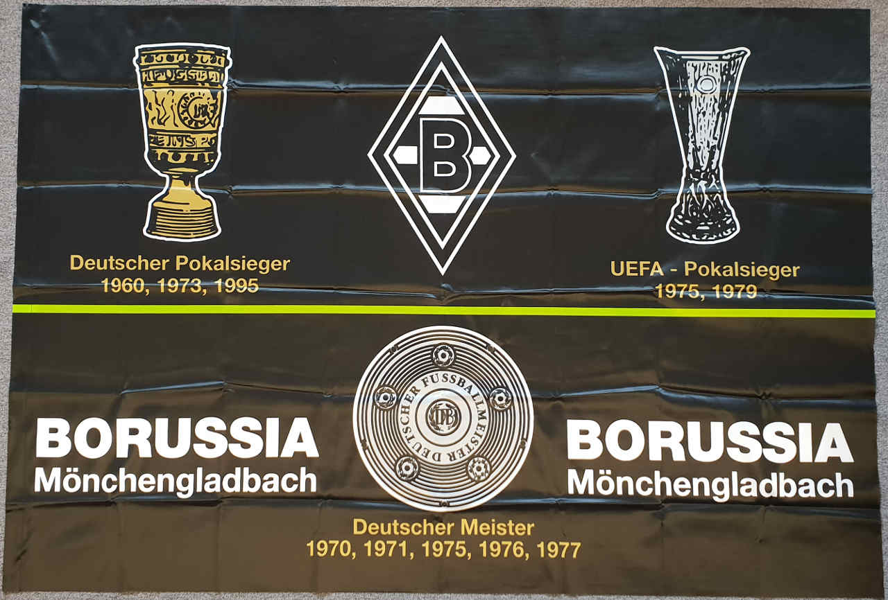 Borussia Mönchengladbach Schwenkflagge Erfolge