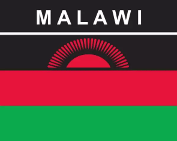 Flaggenaufkleber Malawi