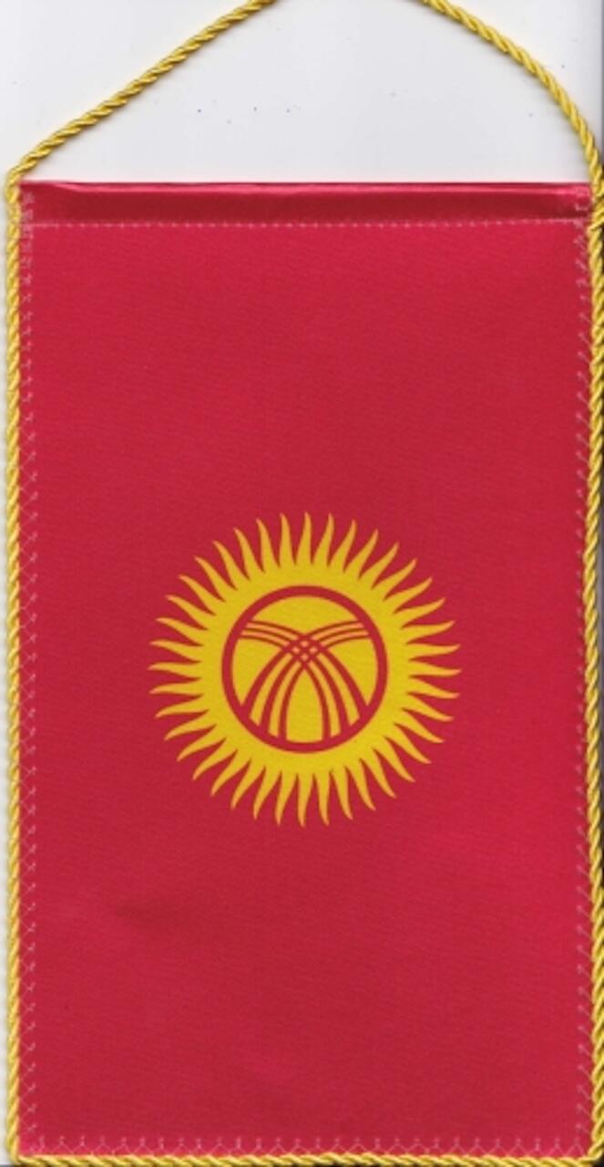 Tischbanner Kirgisistan Foto