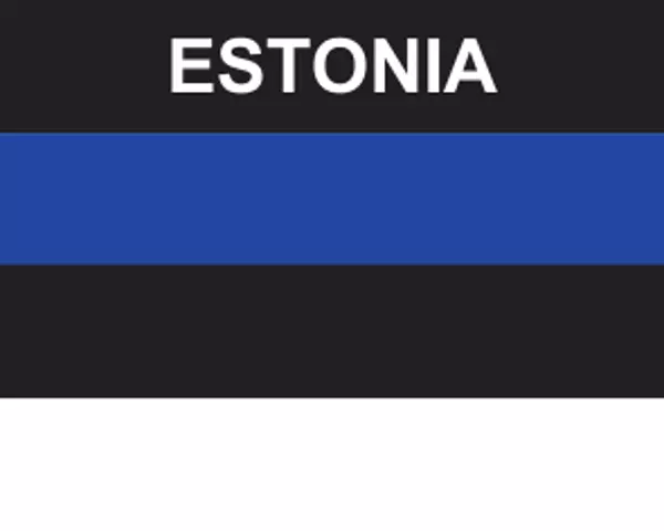 Flaggenaufkleber Estland