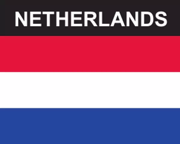 Flaggenaufkleber Niederlande