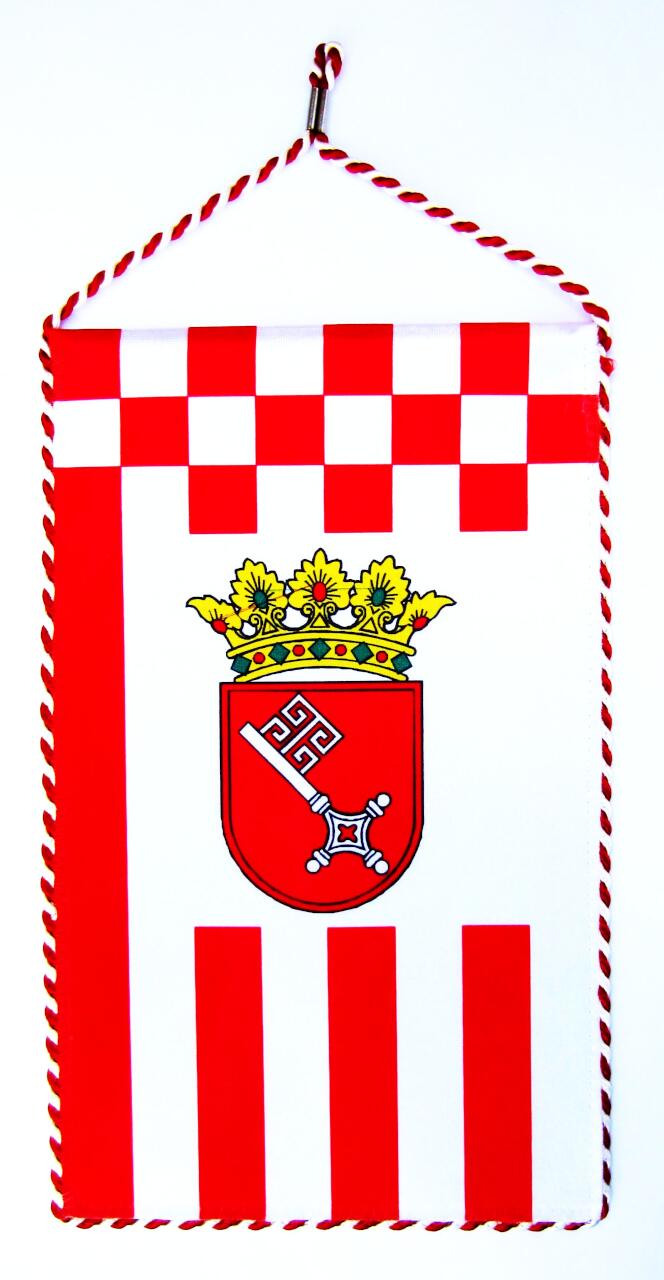 Tischbanner Bremen mit Wappen Foto