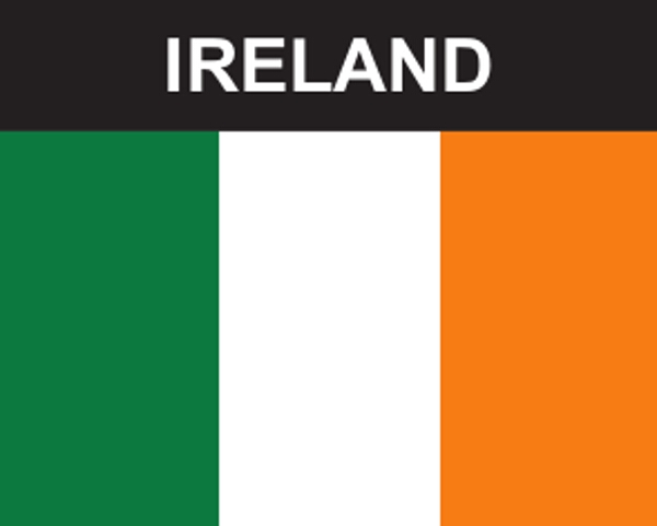 Flaggenaufkleber Irland