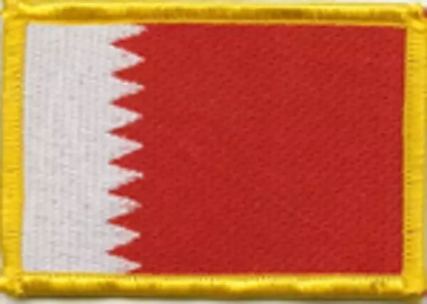 Flaggenaufnäher Bahrain