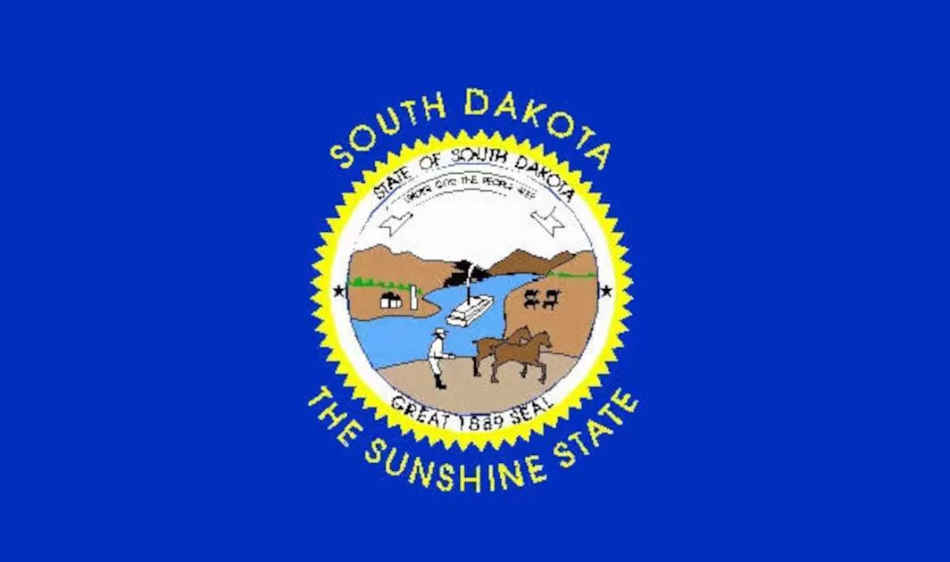 Flagge South Dakota