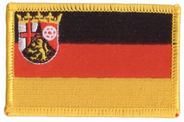Flaggenaufnäher Rheinland-Pfalz