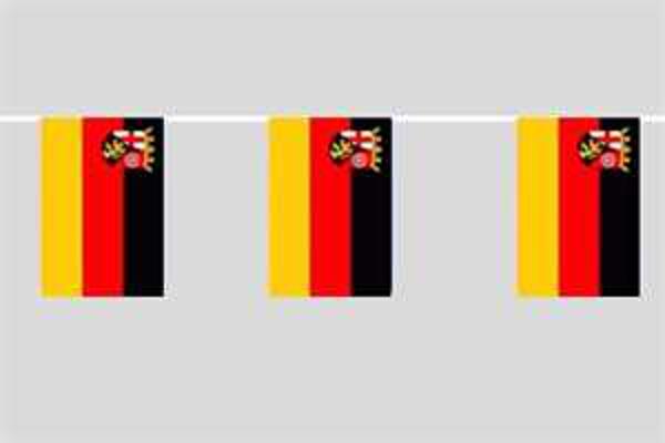 Flaggenkette Rheinland-Pfalz
