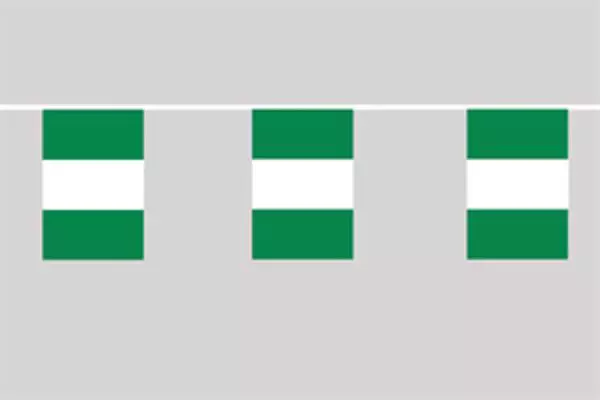 Flaggenkette Nigeria
