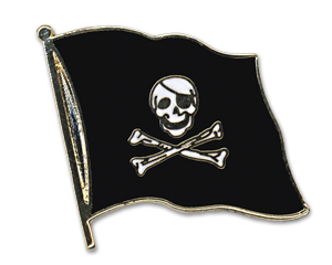 Flaggenpin Pirat