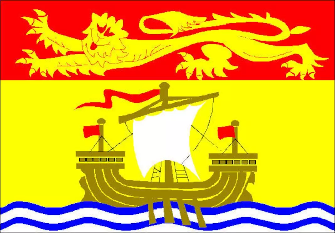 Flagge New Brunswick