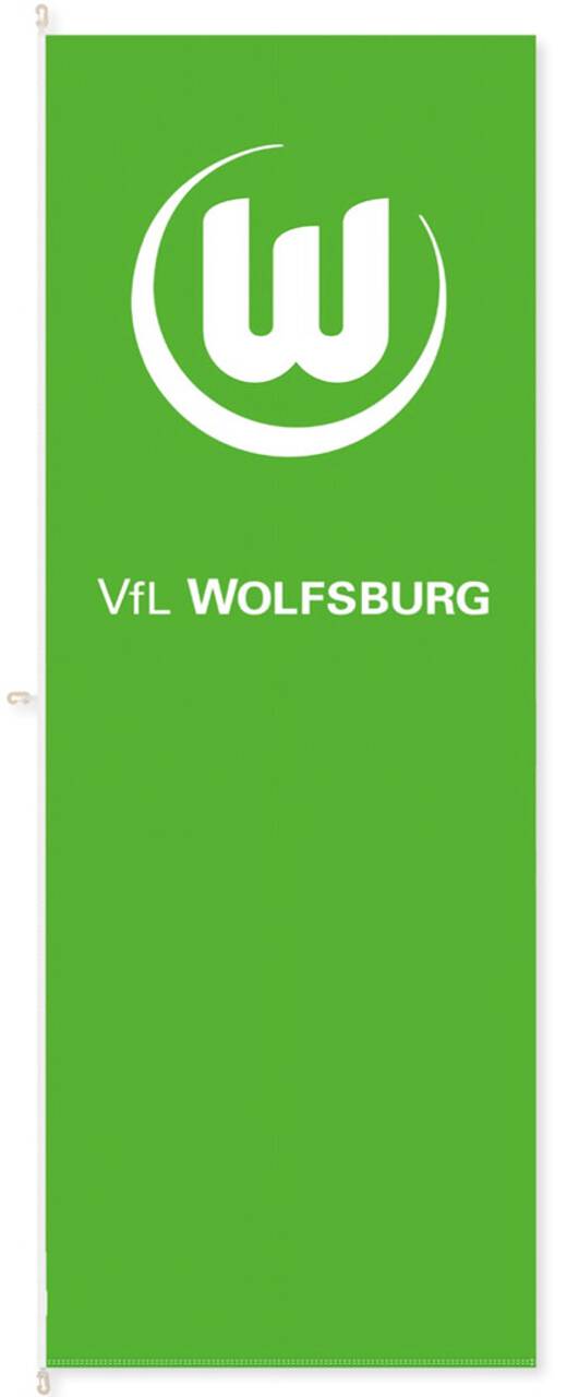 VfL Wolfsburg Flagge Hochformat