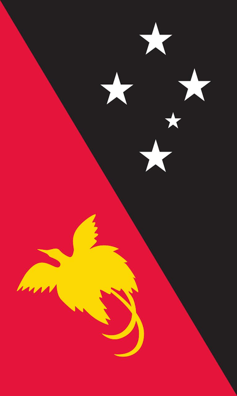 Tischbanner Papua-Neuguinea