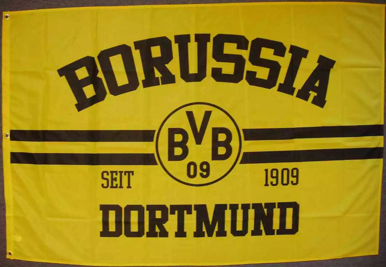Borussia Dortmund Hissflagge seit 1909