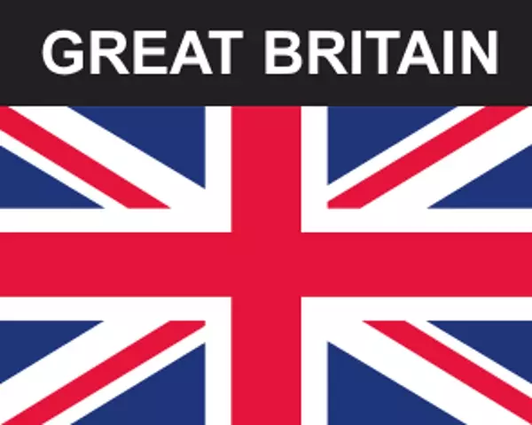 Flaggenaufkleber Großbritannien