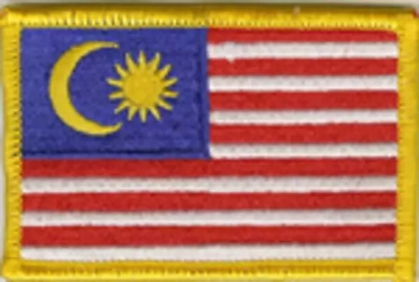 Flaggenaufnäher Malaysia