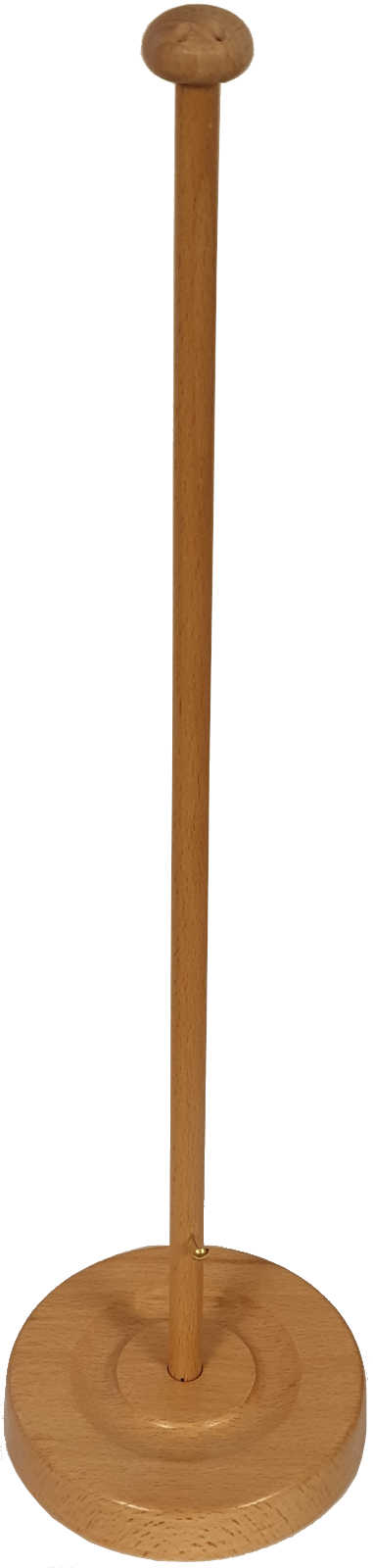 Tischflaggenständer Holz naturhell Rillenfuß 11 cm