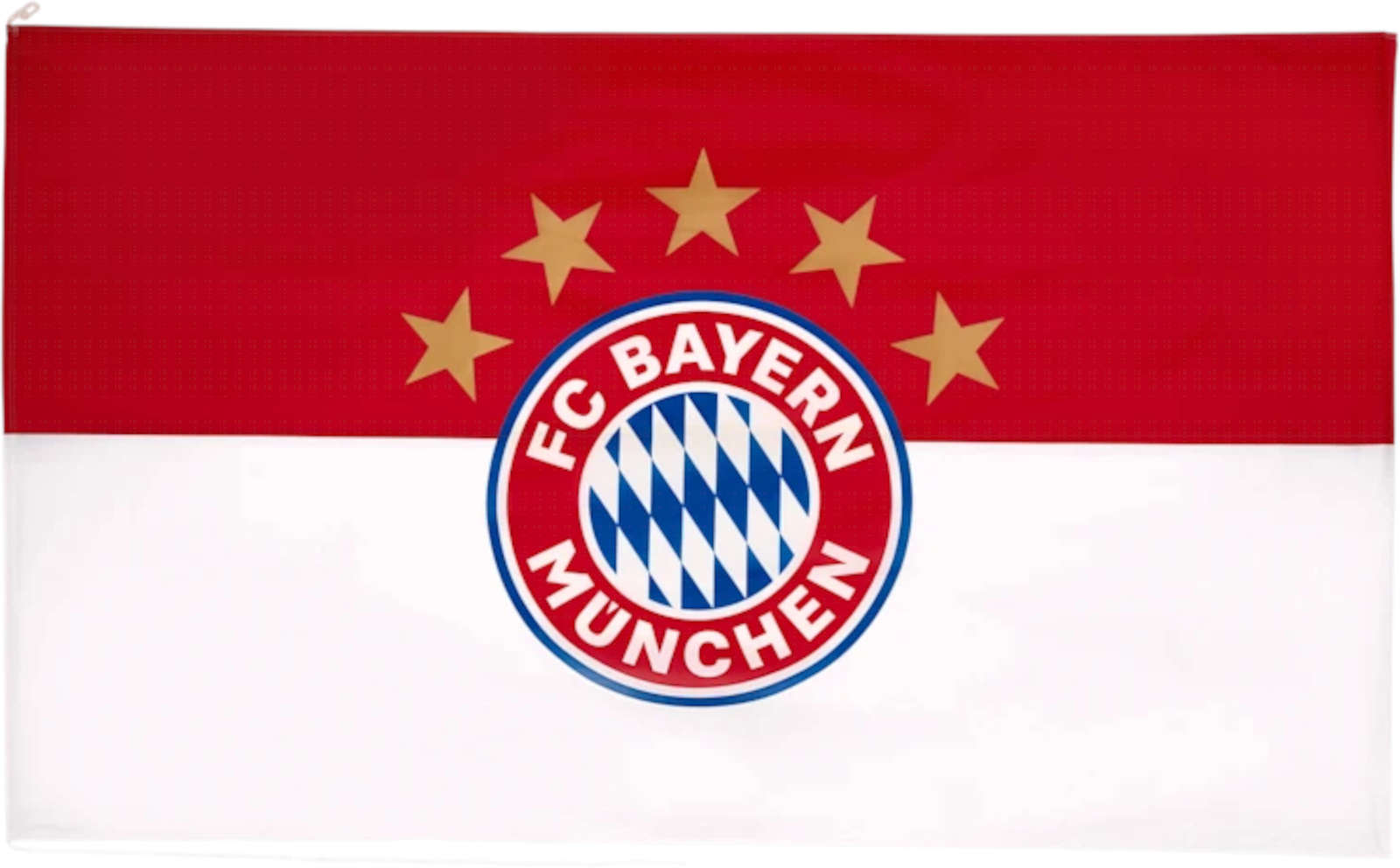 FC Bayern München Hissflagge Logo 5 Sterne
