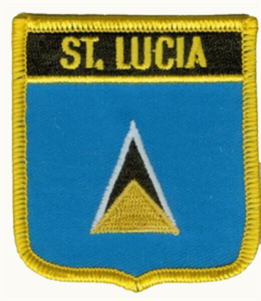 Wappenaufnäher St. Lucia