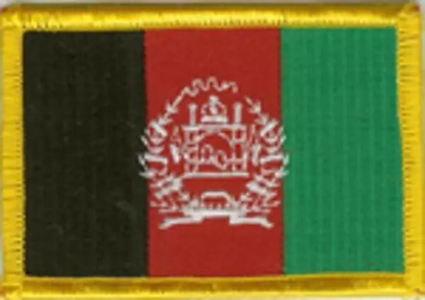 Flaggenaufnäher Afghanistan
