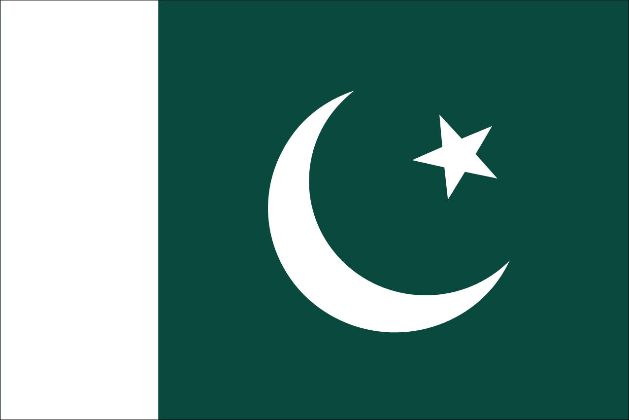 Flagge Pakistan 110 g/m² Querformat