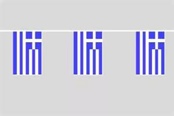 Flaggenkette Griechenland