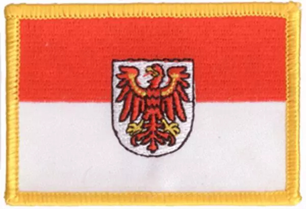 Flaggenaufnäher Brandenburg