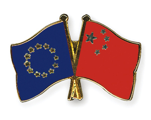Freundschaftspin Europa China