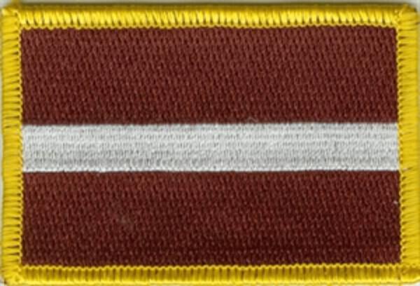 Flaggenaufnäher Lettland