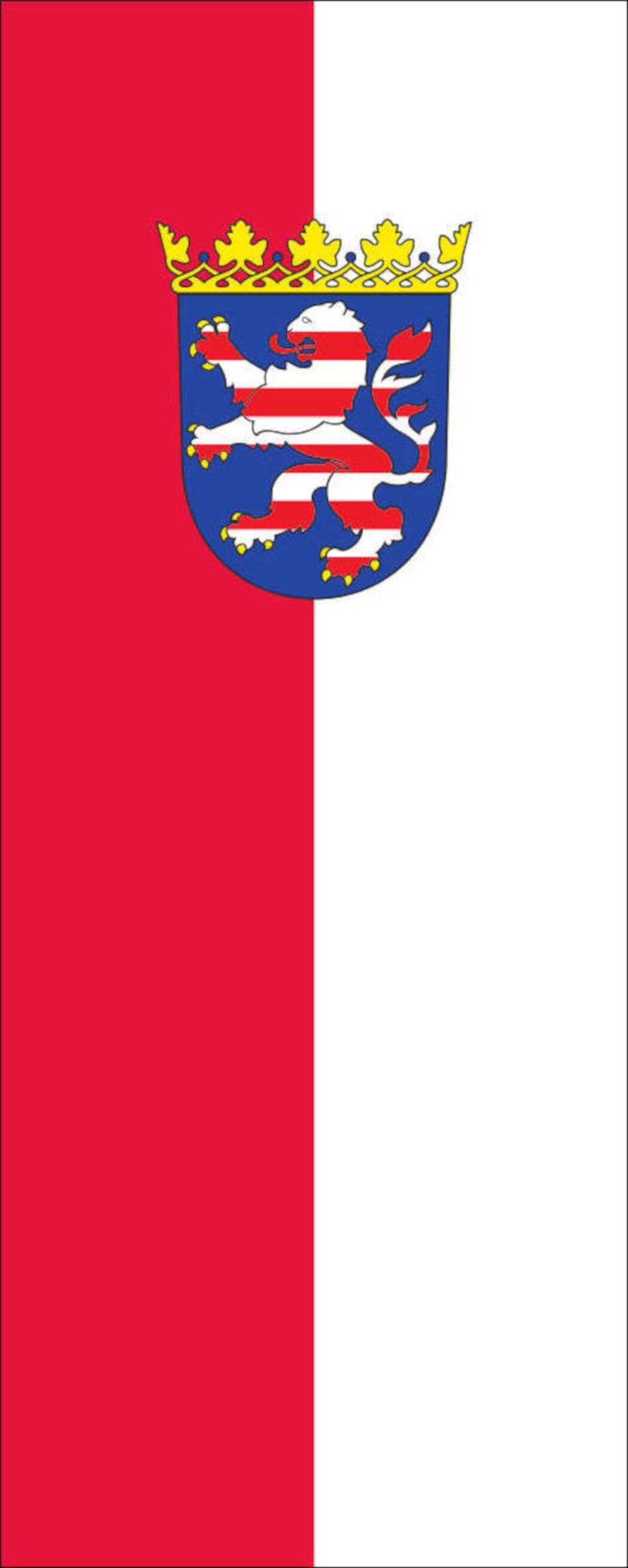 Langwimpel Hessen Wappen Wimpel Fahne Flagge 30x150 cm mit 2 Ösen 