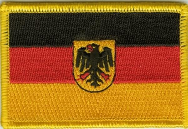 Flaggenaufnäher Deutschland Bundesdienstflagge
