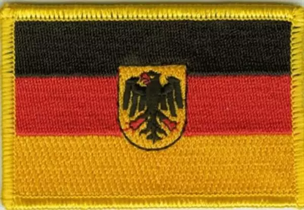 Flaggenaufnäher Deutschland mit Adler