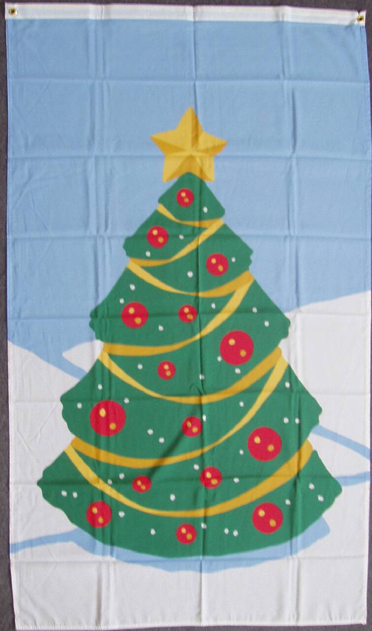 Flagge Weihnachtsbaum Banner