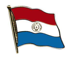 Flaggenpin Paraguay