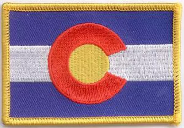 Flaggenaufnäher Colorado