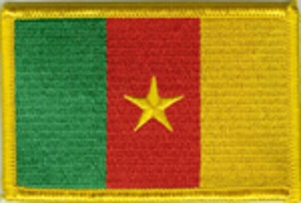 Flaggenaufnäher Kamerun