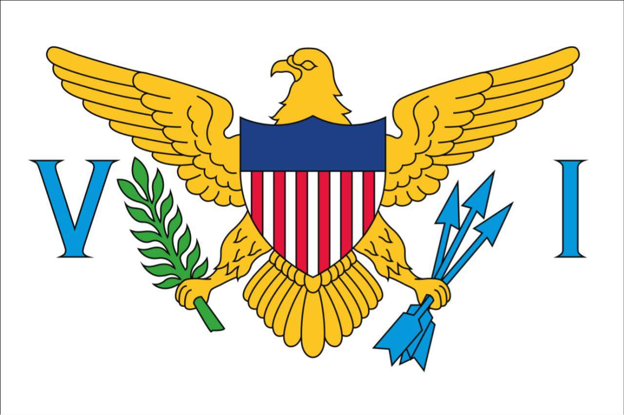 Flagge Amerikanische Jungferninseln 80 g/m²