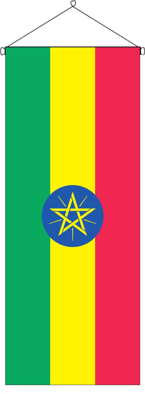 Flaggenbanner Äthiopien