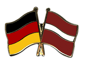 Freundschaftspin Deutschland Lettland 