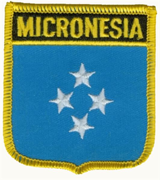 Flaggenaufnäher Mikronesien