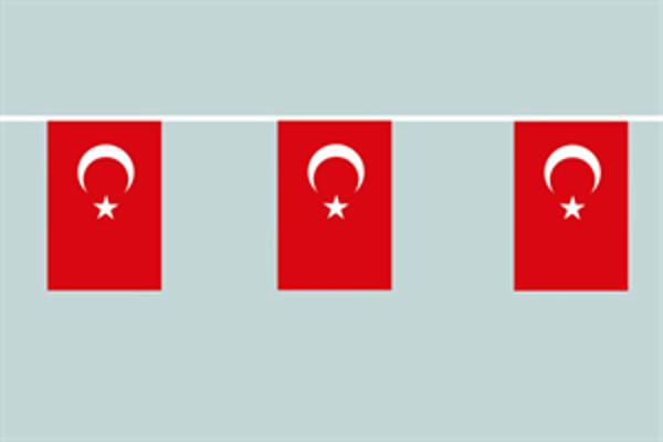 Flaggenkette Türkei
